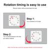 60 Minutes Mechanical Kitchen Timer Square Countdown Alarm Reminder for Cooking Baking Food Preparation Timing Tool