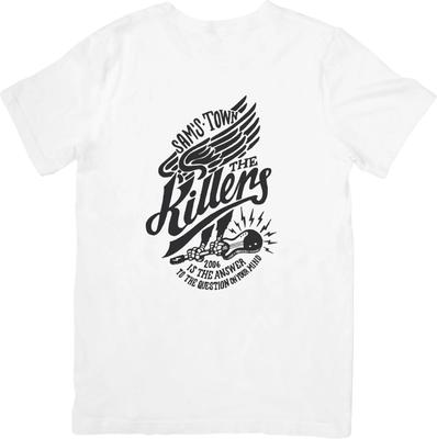 Camiseta de Algodón de Calidad The Killers Sams Town Music Fit adecuada para Hombres y Mujeres