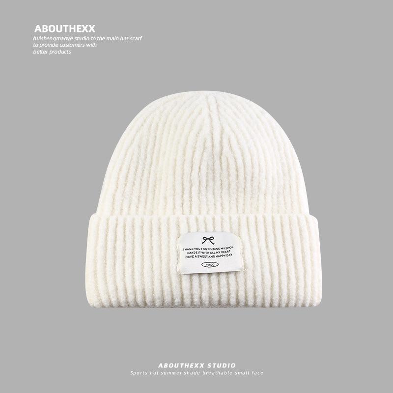 Ear Protection Warm and Cold Proof Knitted Hat  Large Head Circumference  Face Showing Small Wool Blended Japanese Cold Hat for Men
