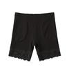 Women's Lace Underwear, High Waisted Seamless Safety Pants, Non Rolled Edge Flat Corner Bottom Safety Pants
