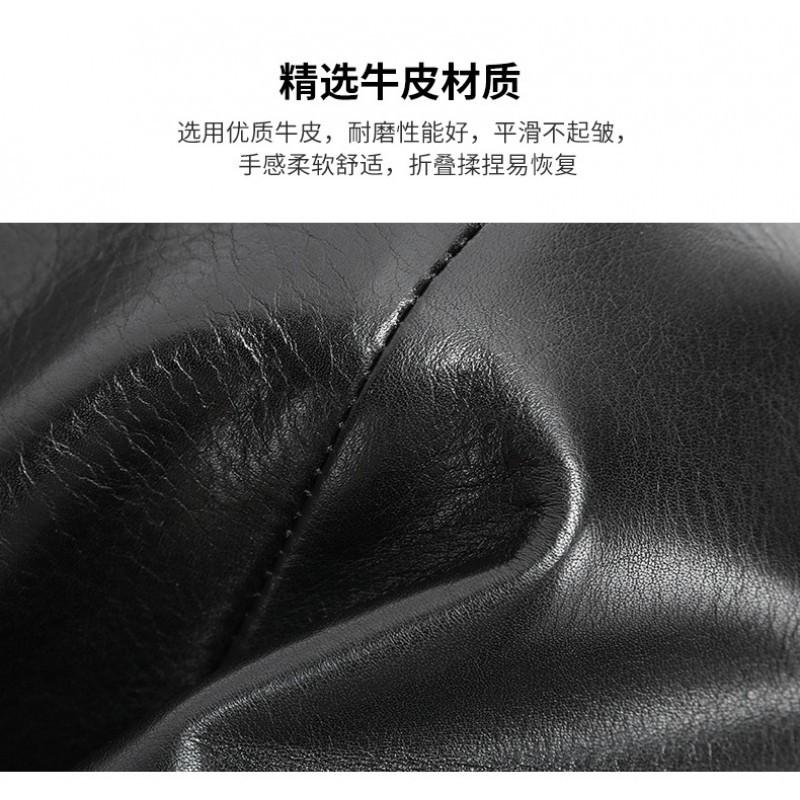 New Men's Casual Travel Shoulder Bag Real Leather Top Layer Cowhide High-end Crossbody Work Commuting Small