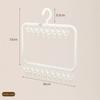 Traceless Multi-clip Sock Drying Hanger Detachable Space-saving Sock Drying Rack Foldable Removable Household Storage Rack