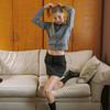 Elssibeui Front Pocket Button Mini Skirt [2Colors]