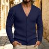 Herren Strickjacke Lässig Leichte Offene Strickjacke für Frühling Herbst