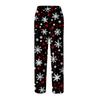 Men's Drawstring Pocket Flannel  Pants Homewear Sleep Pants
