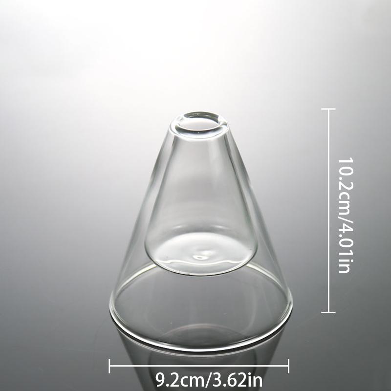 Hydroponic Flower Pot Small Bottle Double Layer Glass Aromatherapy Bottle