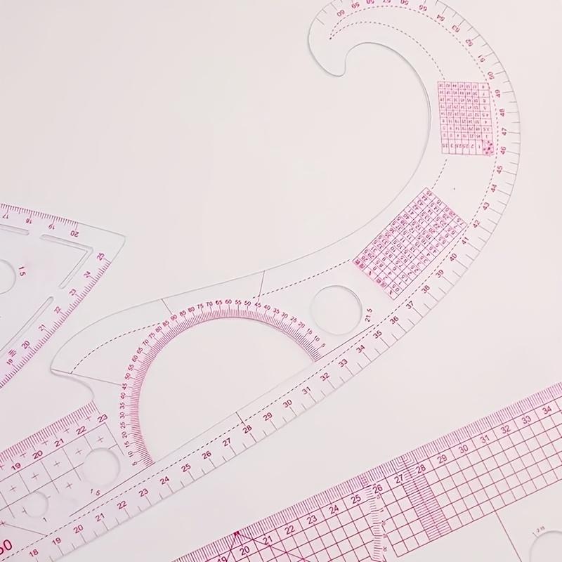 6Pcs Premium French Curve Ruler Set Precision Metric Sewing & Tailoring Tools Multifunctional Drafting Template for Perfect Craftsmanship Sewing Tools