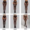 Yuedie Fun Mesh Underwear Perspective Open File One-piece Stockings Temptation Open File 15 Series