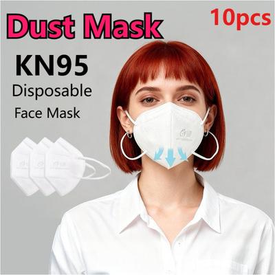 KN95 Masks 5-Layer Filter Mask Nonwoven Protective Mask Health Protective Respirator Face Masks Safety Protection Accessories