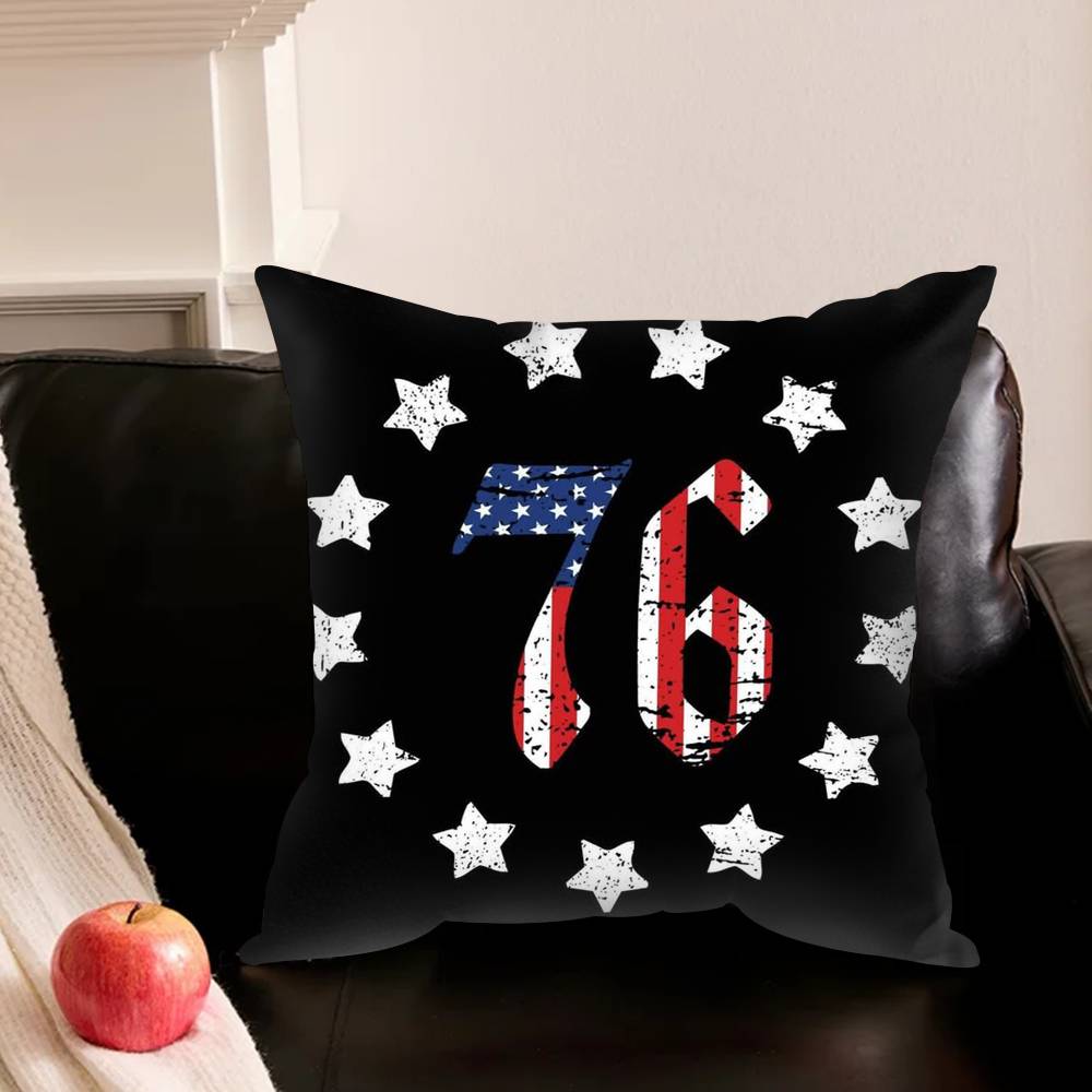 Cool A-American Flag Pillowcase Living Room Sofa Cushion Cover Bedroom Room Bed Pillow Cover Home Decoration