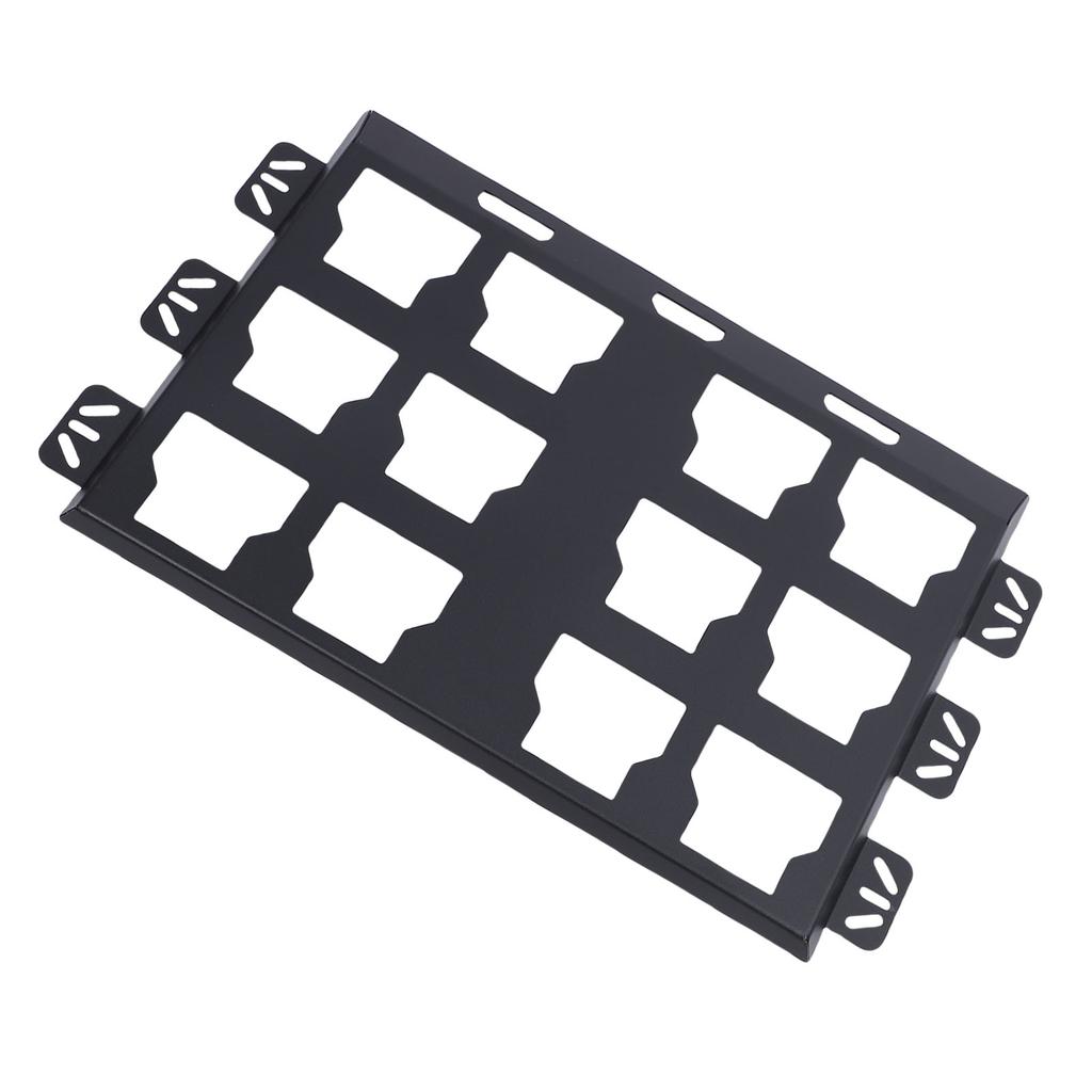 Płyta Montażowa Skrzynki Narzędziowej Stop Aluminium Podstawa do Montażu Ściennego lub Podłogowego Skrzynki Narzędziowej do Organizacji Czarna