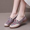 2025 Spring/Summer Women's Ethnic Style Flat Heel Old Beijing Cloth Shoes for Middle-Aged & Elderly Mothers