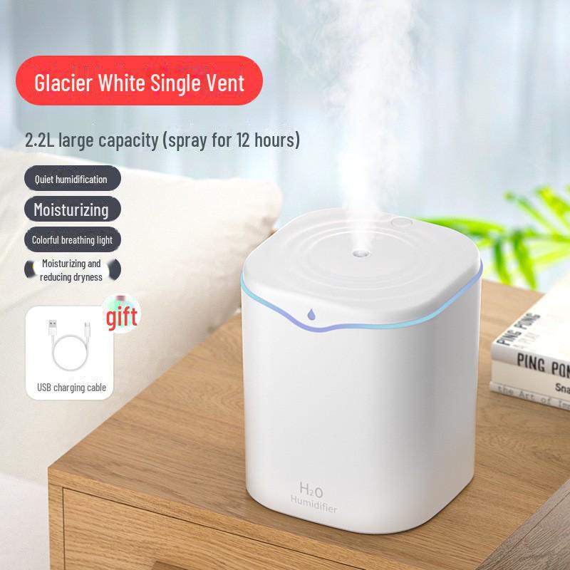 

USB-увлажнитель с двойным распылением: Мини настольный распылитель с большой емкостью и высокой производительностью тумана