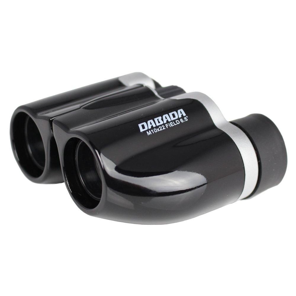 

DABADA 10x Binoculars, Lightweight and Compact, Opera Glasses with Two Straps (Black)