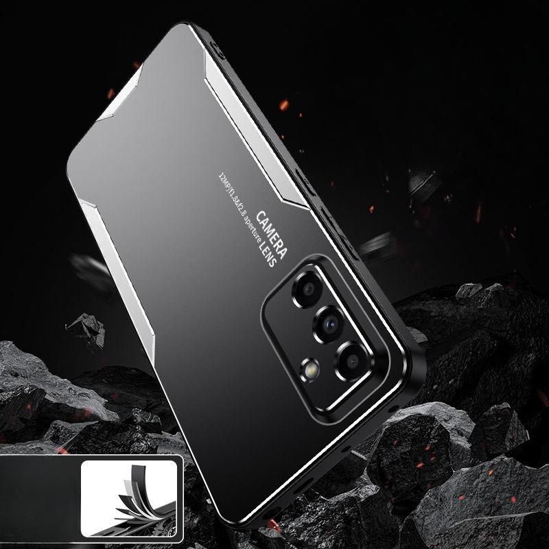 Samsung M55 Cep Telefonu Kılıfı A55 A54 A35 Sert Kabuk Metal S24 S23 S22ultra Tam Kapak Düşmeye Karşı Uyumlu
