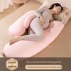 Maternity Summer Side Sleeper Pillow - Lumbar and Belly Support for Pregnant Women