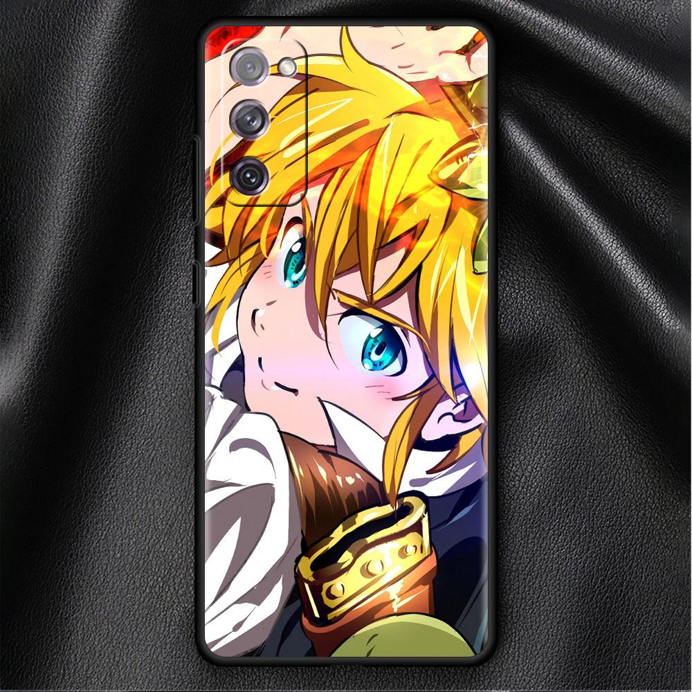 Bumper Case For Samsung Galaxy S22 Ultra S21 FE S20 Plus S10 Lite Phone Cover S10e S9 S8 S7 Silicone Funda The Seven Deadly Sins