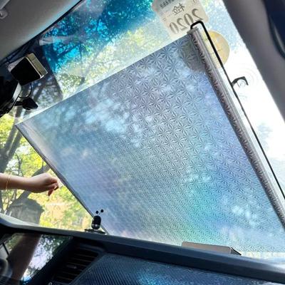 Fenster-Sonnenschutz, Küchenbalkon-Sonnenschutz, einziehbar ohne Perforation, Büro-Wintergarten-Vorhang, Auto-Sonnenschutz
