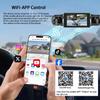 4Camera Car DVR 4*1080P 360 Degrees Video Recorder WIFI Dash Cam Front right left Rear View camera 24h Parking Monitor Gift
