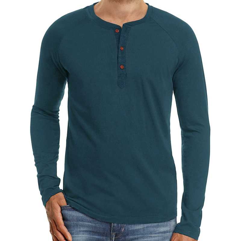 T-shirt Men Casual Slim Bottoming Shirt 
