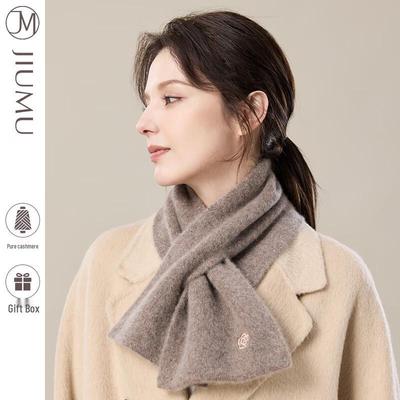 Women's Cashmere Blend Cross-Knit Neck Warmer