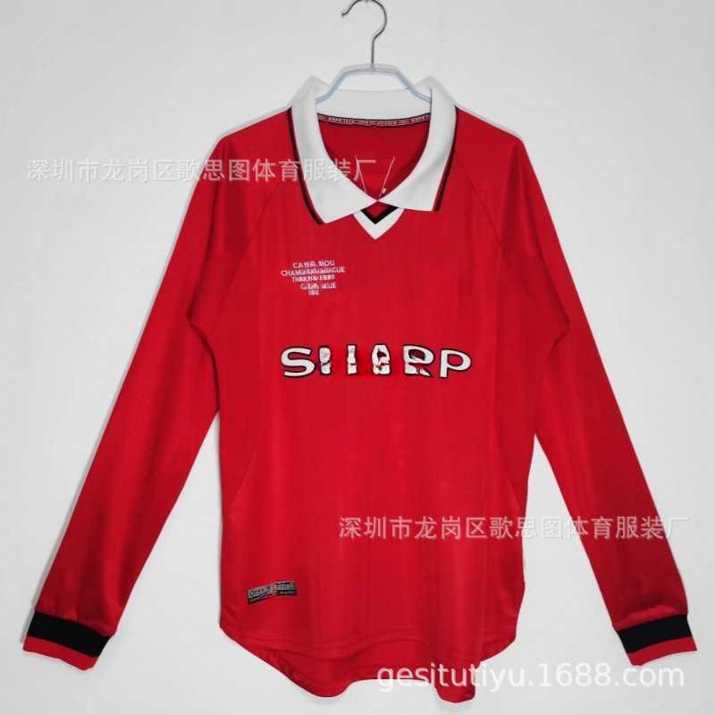 Retro Football Jersey Men Long Short Sleeve Various Season Designs Sports Training Wear