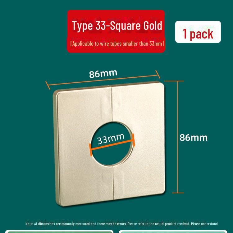 "Cubierta Decorativa para Agujero de Pared para Tuberías de Aire Acondicionado y Grifo"