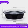 Yumikuai Disposable PP Round Food Containers with Lids