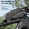 WEST BIKING Portable Bicycle Front Frame Bag Lightweight Mini Top Tube Bag 3D Shape Support Aero Cycling Bags Bike Accessories