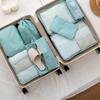 8 PCS/Set Polyester Travel Storage Bag Set Suitcase Organizer  Clothes/Shoes/Cosmetics
