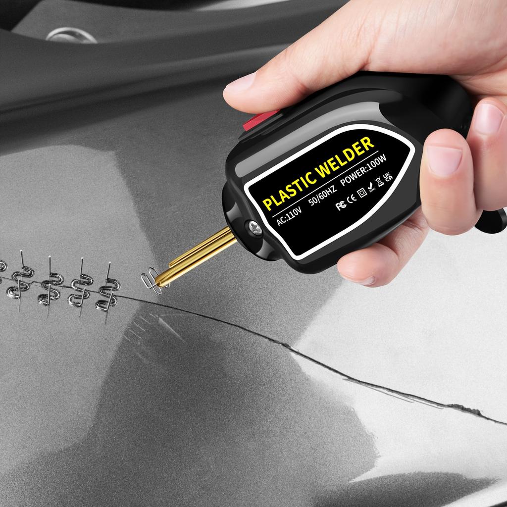 100W Plastic Welding Repair Kit ( 200pcs Staples for Free)