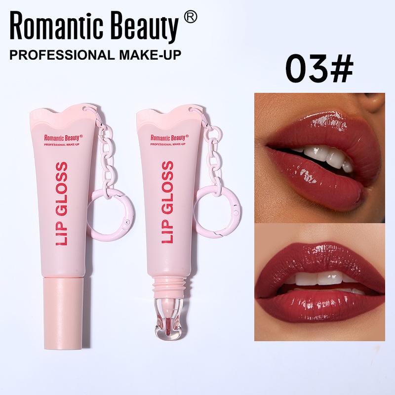 

Lip Balm for Women Tinted Lip Glaze with Chain Lip Gloss Moisturizing Lip Makeup Lip Oil Beauty 1