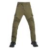 Men's Summer Stretch Denim Military Green Motorcycle Racing Pants - Anti-Fall Cycling Rider Gear
