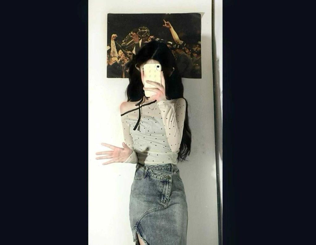 Dámská džínová sukně s vysokým pasem, retro, distressed, rybího střihu