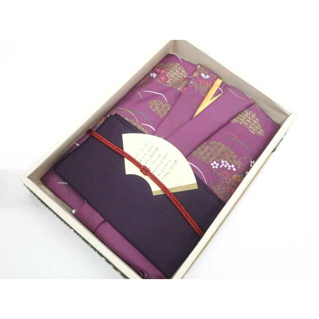

Japanese accessories, Japanese miscellaneous goods, furoshiki, gold-sealed furoshiki set, boxed, unused 25w06-7713 [Newly tailored Japanese
