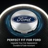 SWNR6 4Pcs 54mm Premium Logo Wheel Covers Wheel Center Hub Caps Badge for Ford Mustang Spoiler Shelby GT 350 500 Cobra E Focus 2 3 MK3