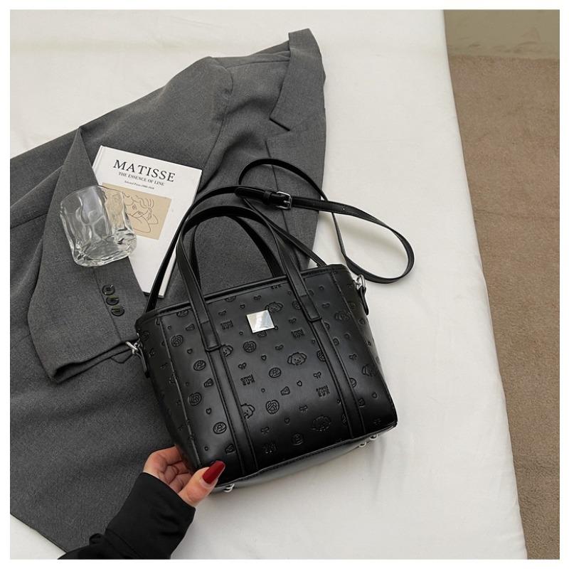 Handbag Bag Women's New Spring Fashion Shoulder Bag High-end Commuter Messenger Bucket Bag