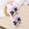 Rhinestone Heart Bow Multi-color Hair Clip - Bangs, Forehead, and Side Hair Accessory