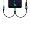 Adapter USB C to 3.5mm AUX Jack Aluminum Alloy Audio Headphone Cable for Music
