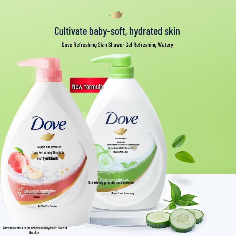 Dove Refreshing & Nourishing Shower Gel Set