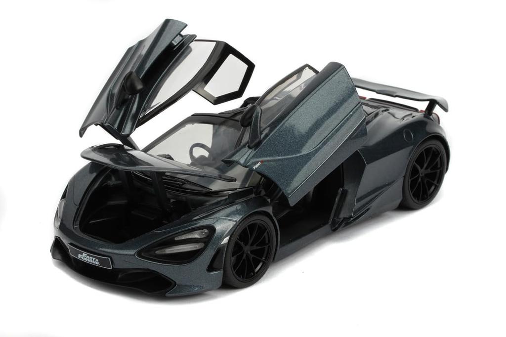 Jada Toys Fast and Furious Series McLaren 720S Finished Product JADA30754 1/24 F&F Black/Gray (Show)