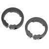 2Pcs Bike Grips Clamping Rings Aluminum Alloy Beautiful Practical Bike Grip Lock On Clamps for 22.2mm Bike Handlebar
