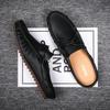 FashionLeather Men Mules Summer Flats Half Shoes for Men Casual Outdoor Breathable Male Half Slippers Lightweight Loafers Men Moccasins