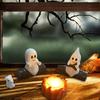 LED Campfire Scene Ghost Campfire Nightlight Spooky Fire Marshmallow Small Electric Faux Halloween Party Decor Cute Ghost
