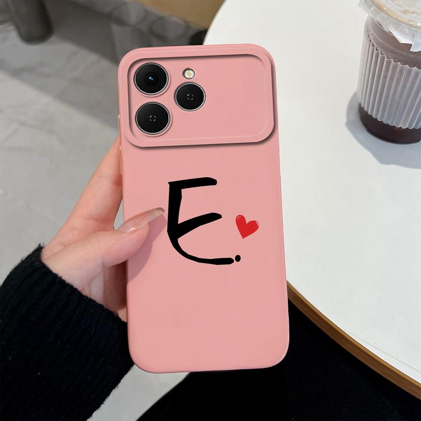 Phone Cases For Tecno Spark 40 Pro Plus 40C Pova 4 5 6 7 Neo Creative Letters Shockproof Silicone Soft Covers Camera Protection Shell For Tecno Casing