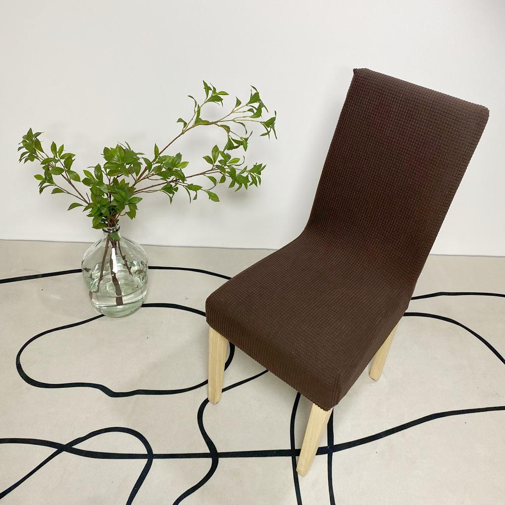 Corn Grid Thickened And Enlarged Fleece Grid Fleece Chair Cover Table And Chair Elastic Restaurant Chair Universal In All Seasons
