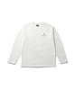 Snow Peak New Standard Logo for men and OFF XL L/S T-Shirt NSD-TS-25AU005 - Long-sleeved T-shirt women, WHITE,