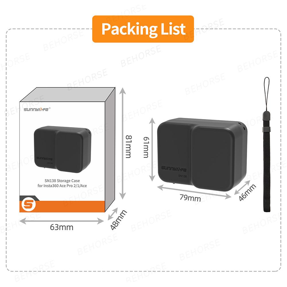 Portable Storage Box For Insta360 Ace Pro 2/1/Ace Anti-scratch Protective Case For Insta360 Ace Pro 2/1/Ace Camera Accessories