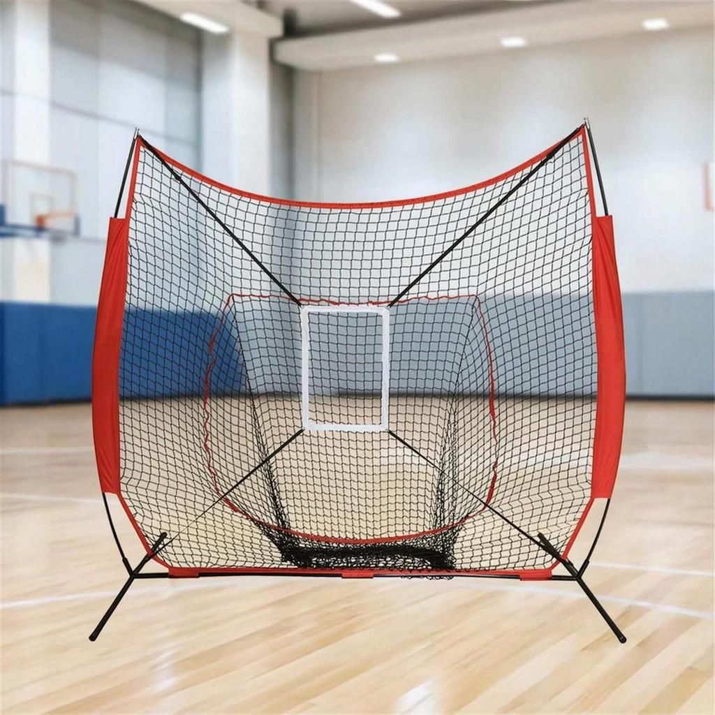Practice Net with Target Freestanding Baseball Portable for Coaches