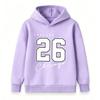 Unisex Kids Boys Girls Pullover Hoodie Casual Freedom 26 Chicago Graphic Long Sleeve Soft Warm Sweatshirt For Daily School Sports Wear